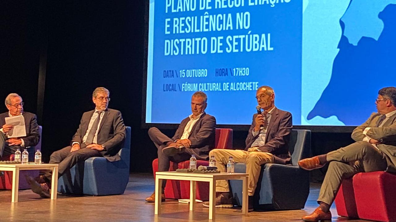 Josué Clemente a falar sobre a experiência da Ascenza como líder do projeto Tec4Green, financiado pelo PRR